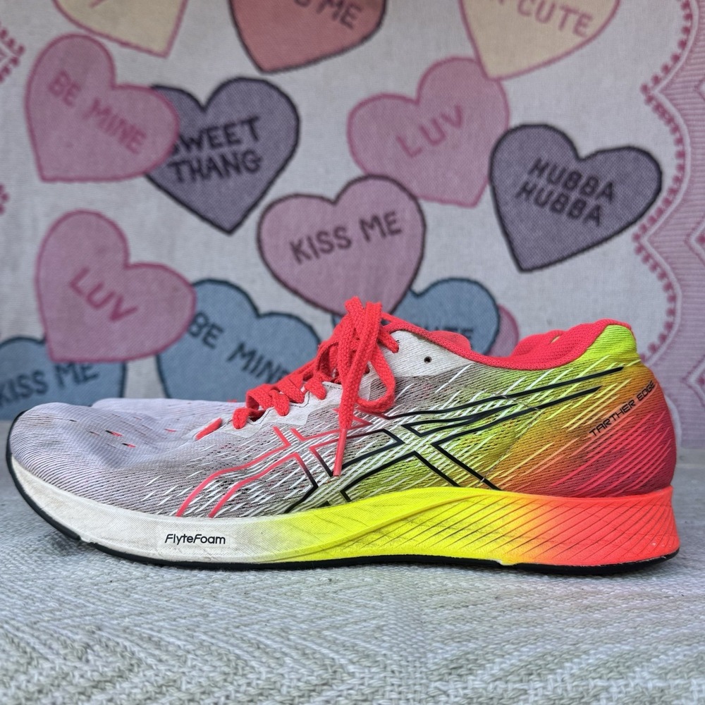 Size 11 - ASICS Tartheredge 3 White Performance Red 1011b214‎